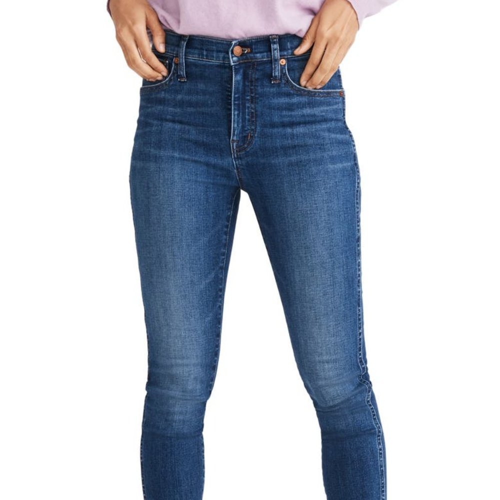 Madewell 10 inch high rise skinny Jean